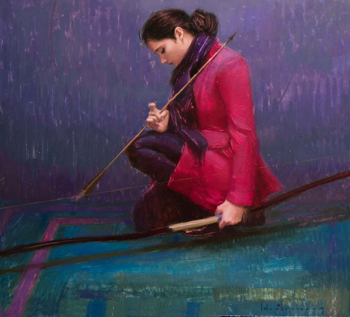 Song of the Arrow by Aaron Westernerg at LePrince Galleries